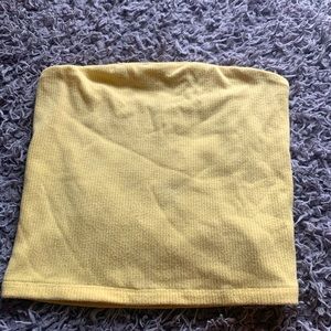 Pastel Yellow Tube Top